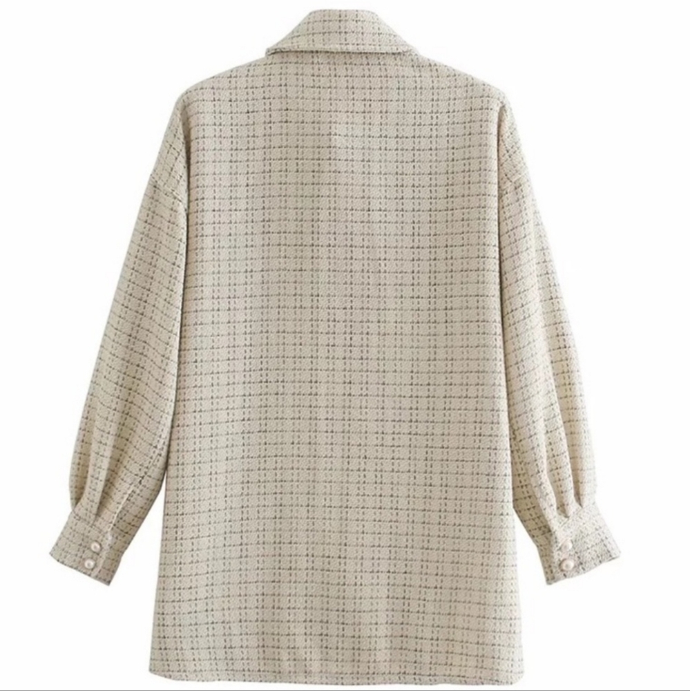 Tweed Designer Inspired Jacket Top - Picture 5 of 7